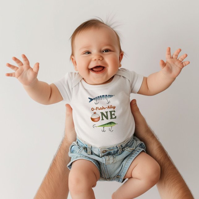 Body manche long pour anniversaire pêche (Créateur téléchargé)