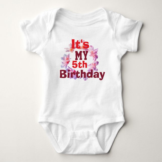 Body manche longue bébé Tenue de fête pour fille d (Devant)