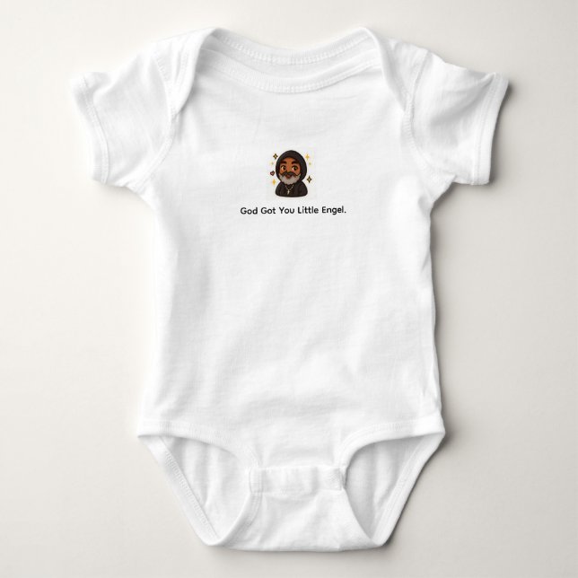 Body manche longue en jersey pour bébé – Douce et  (Devant)