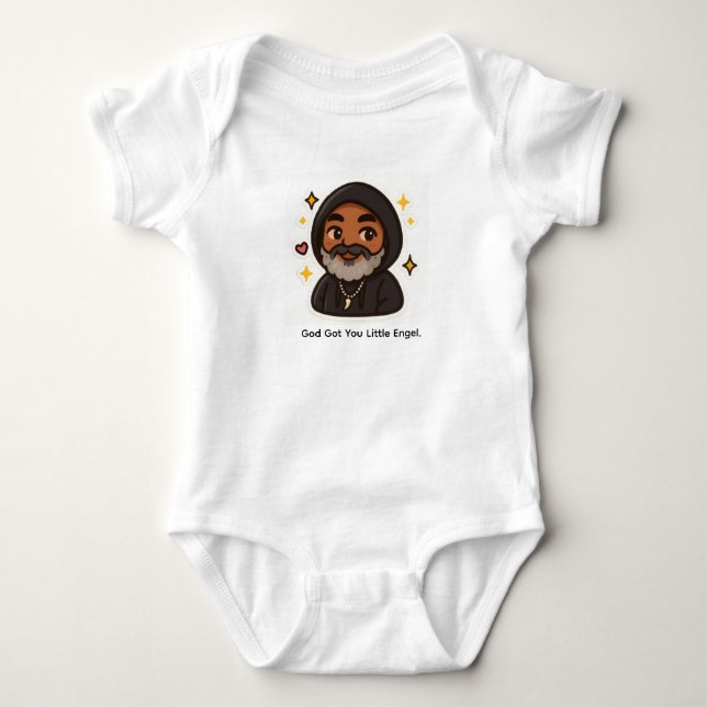 Body manche longue en jersey pour bébé – Douce et  (Devant)