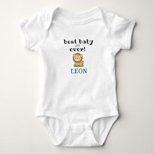 Body manches avec slogan drôle et nom, meilleur bo