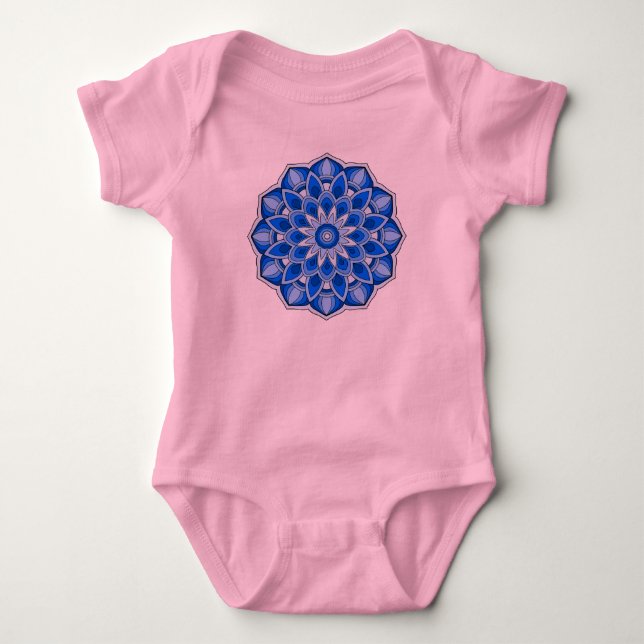 Body Mandala en bleu (Devant)