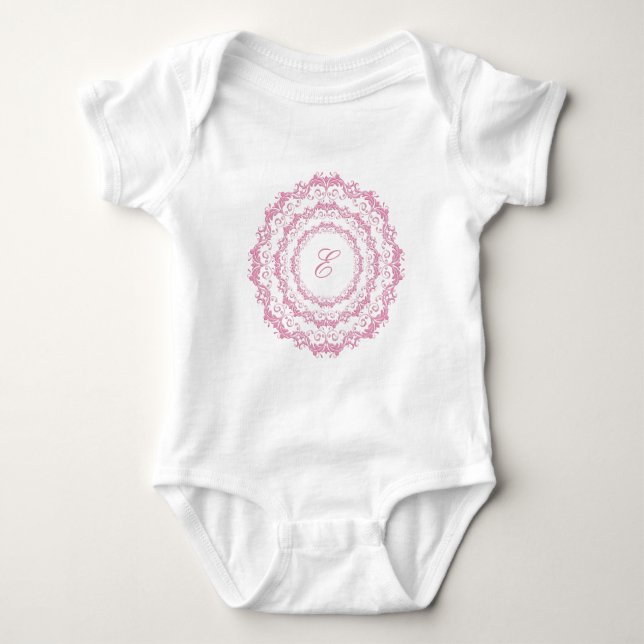 Body Mandala rose floral. Nom. (Devant)