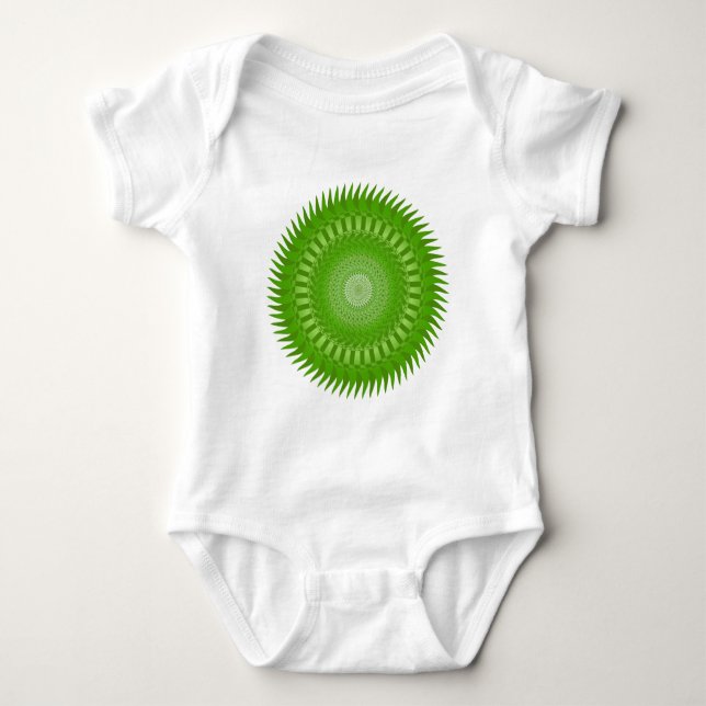 Body Mandala vert Soleil (Devant)