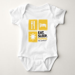 Body Mangez le Philippin de sommeil - jaune