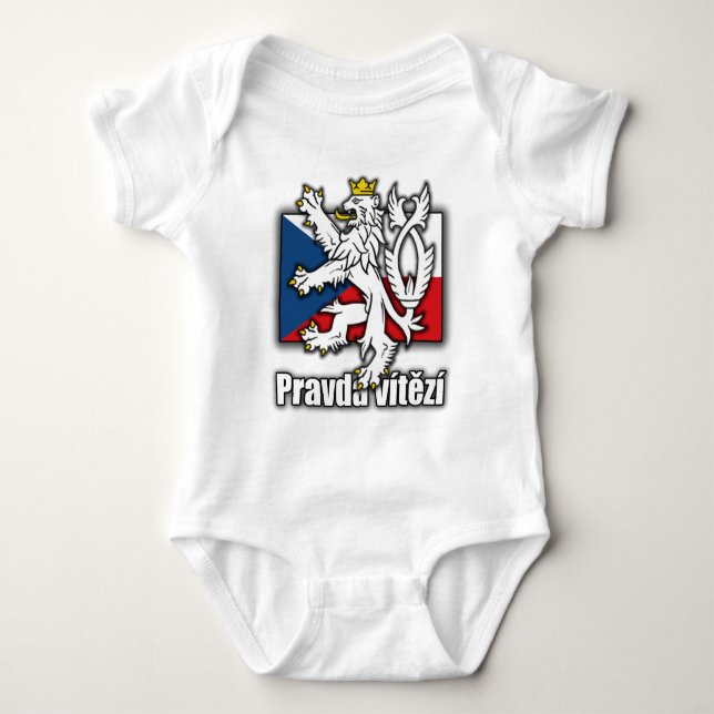Body Manteau tchèque de lion de drapeau de bras (Devant)