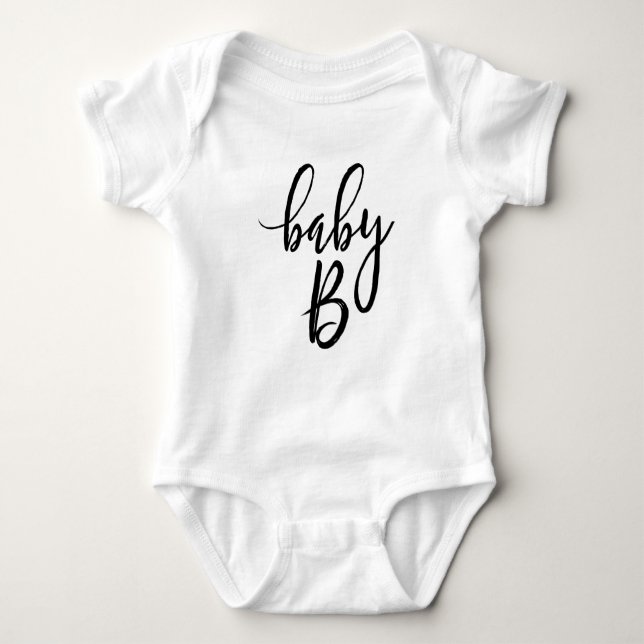 Body Manuscrit manuscrit noir du bébé B (Devant)