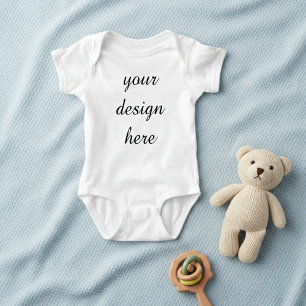 Body Maquette de bodysuit pour bébé – Votre design ici