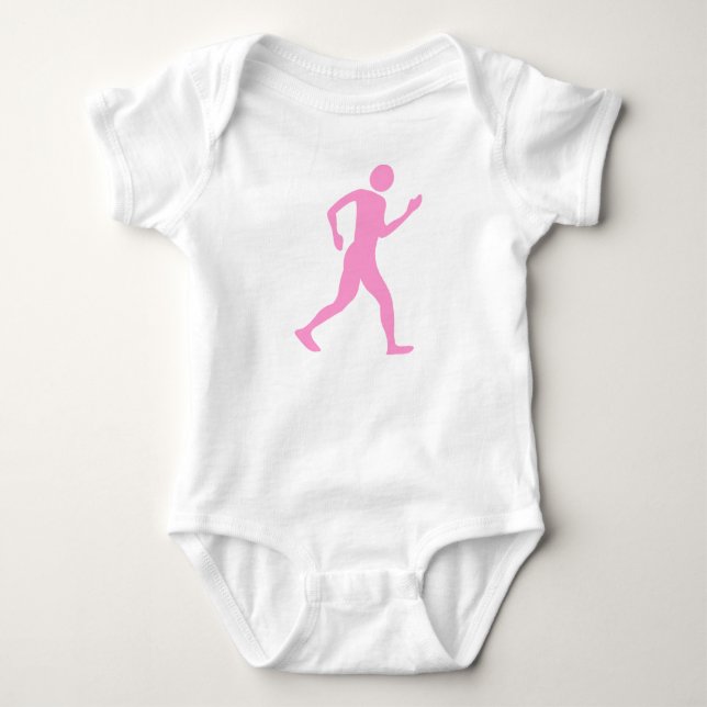 Body Marche sportive - Rose (Devant)