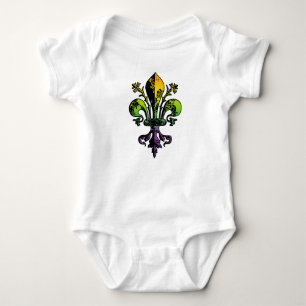 Body Mardi gras antique Fleur