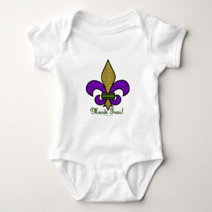 Body Mardi Gras Fleur De Lis Coloré