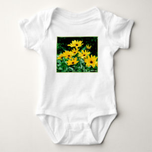 Body Marguerite à œil noir Creeper pour bébé