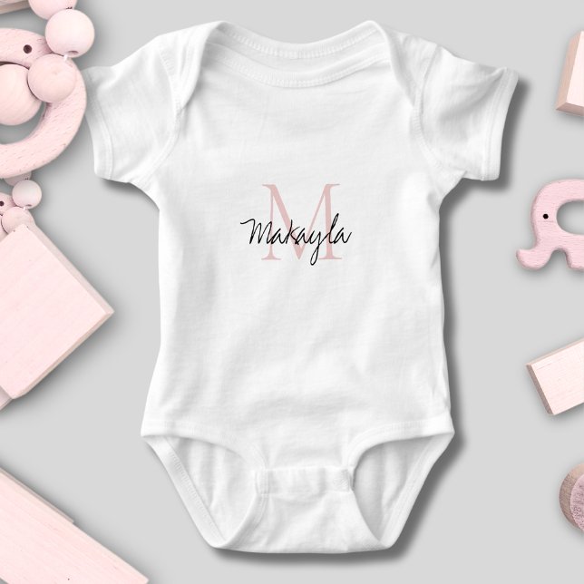 Body Marque de nom Rose Blush Script  (Créateur téléchargé)