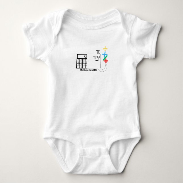 Body Massachusetts Mathachusetts Bodysuit bébé (Devant)