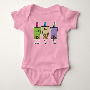 Body Matcha boba thé lait de boisson verte Taro tapioca