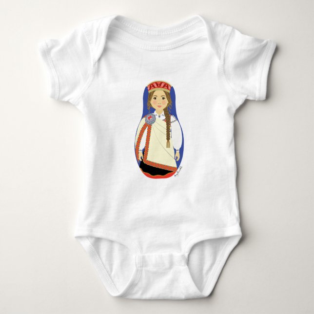 Body Matriochka Brunette Lettone (Devant)