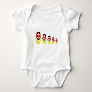 Body Matryoshka russe rouge niche poupées bébé chemi