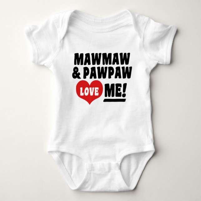 Body MawMaw Et PawPaw M'Aiment (Devant)