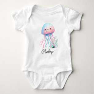 Body Méduses mignonnes et colorées