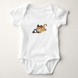 Body Meerkat avec verre grossissant