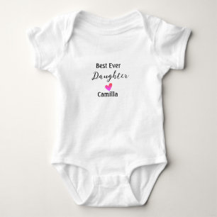 Body Meilleure fille de tous les temps ajoutez nom papa