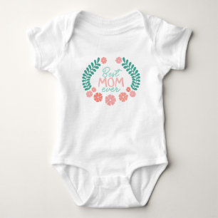Body Meilleure maman que jamais cadre floral