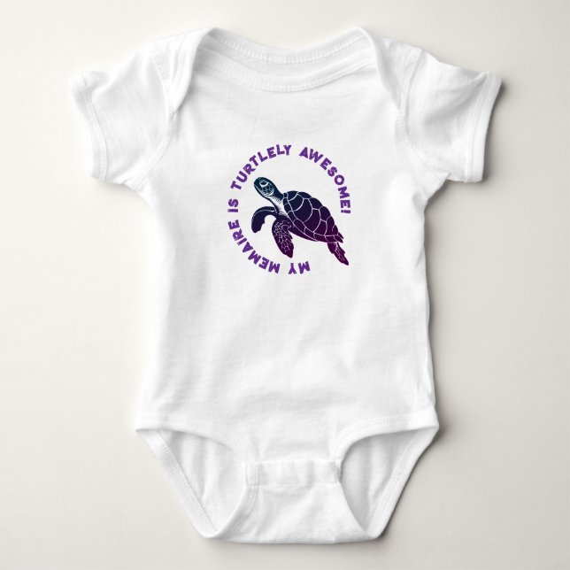 Body MEMAIRE de tortue violette (Devant)