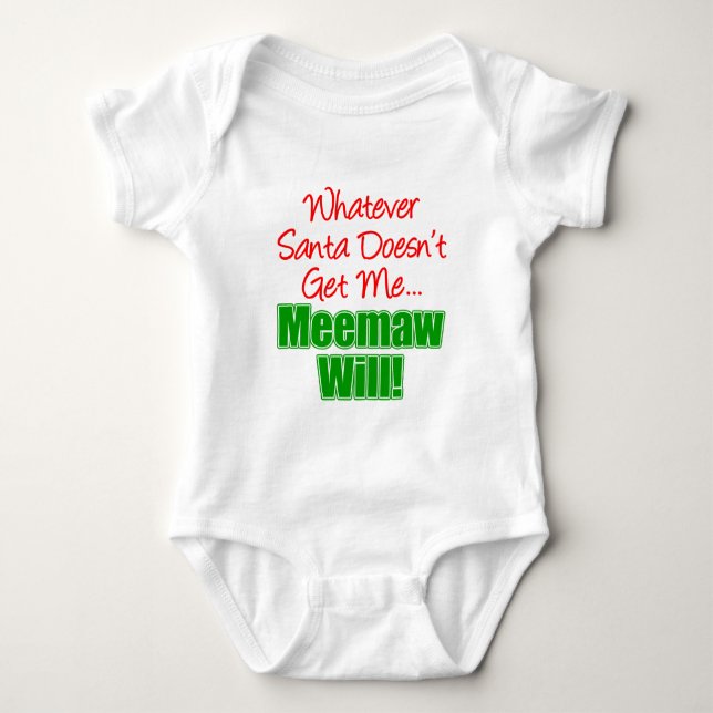 Body Mémé mieux que le Père Noël (Devant)