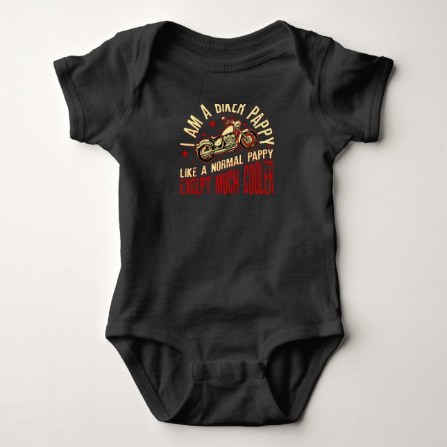 Body Mens I Am A Biker      Pappyfor Grandpa Motorbike (Devant)