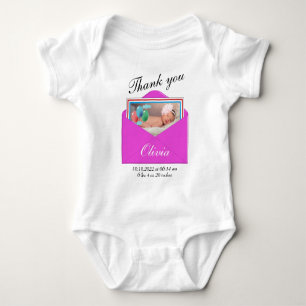 Body Merci photo d'annonce de naissance
