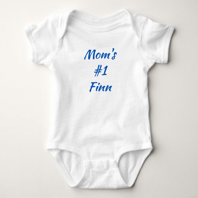 Body Mère n°1 Finn Finlandais Baby one-Piece Bodysuit b (Devant)