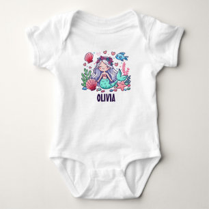 Body Mermaid Cartoon Personnalisée Mignonne 