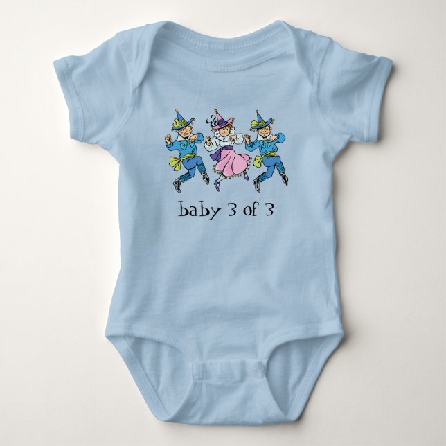 Body Merveilleux Magicien d'Oz, Bébé 3 sur 3 Triplés ! (Devant)