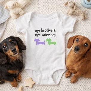 Body Mes frères sont des saucisses   Double dachshund