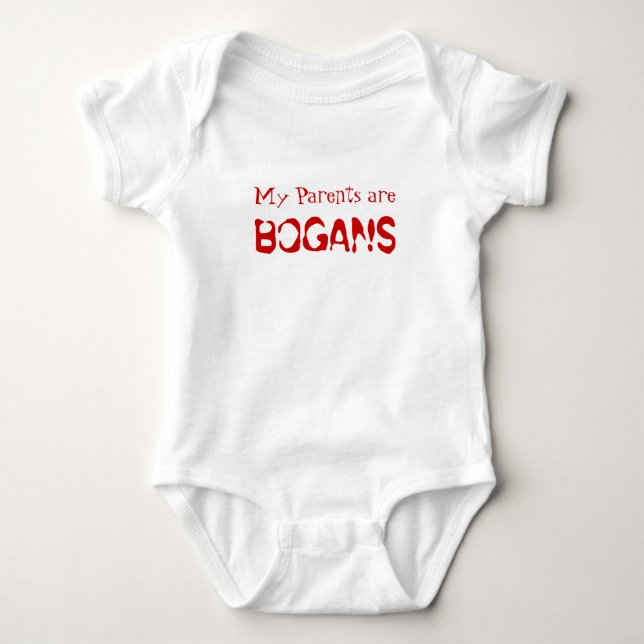 Body Mes parents sont des Bogans T-shirt (Devant)