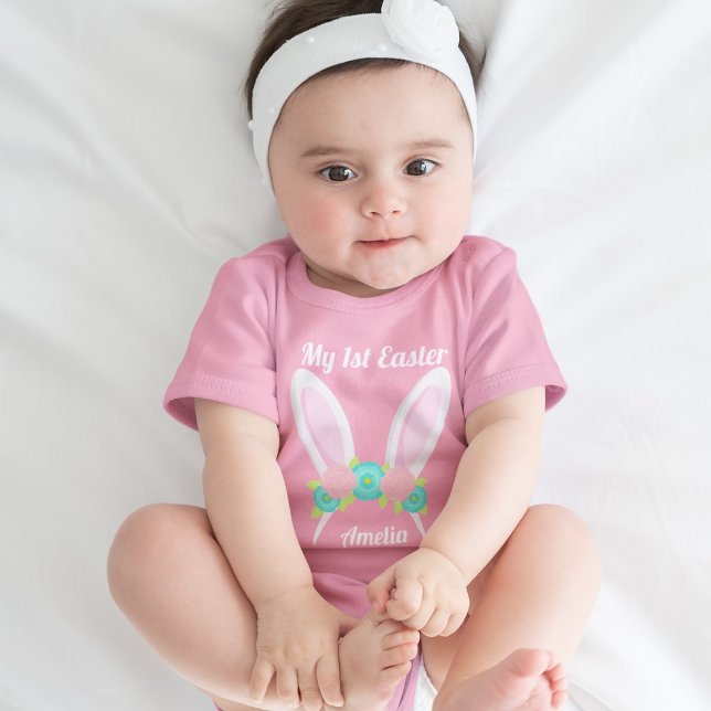 Body Mes premières oreilles de lapin rose pâle de Pâque (Créateur téléchargé)