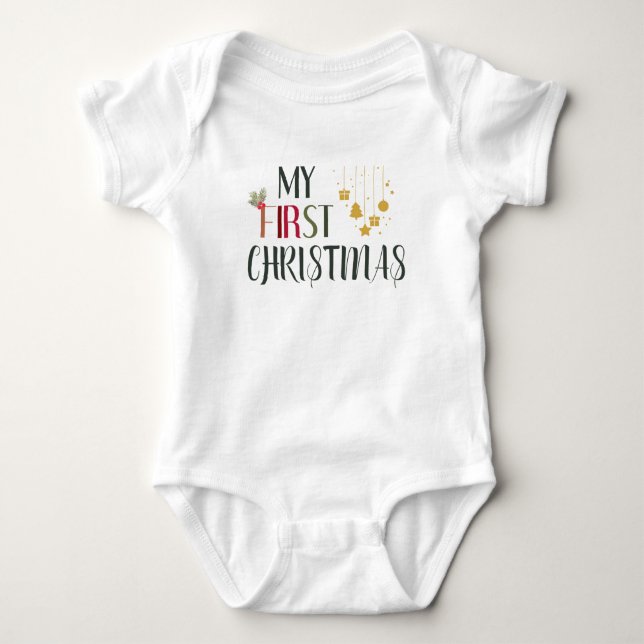 Body Mes premiers ornements de Noël et mille (Devant)