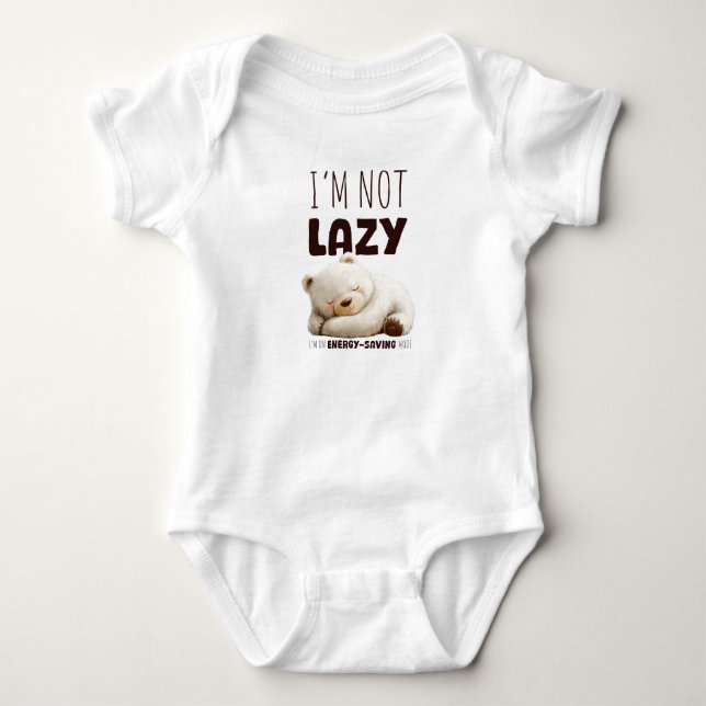 Body Message Hilarié Lazy Little Bear (Devant)