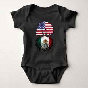 Body Mexique Mexique États-Unis drapeau des racines d'a
