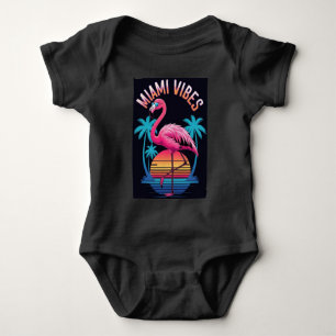Body Miami Vibes Design Flamant rose d'été-63454