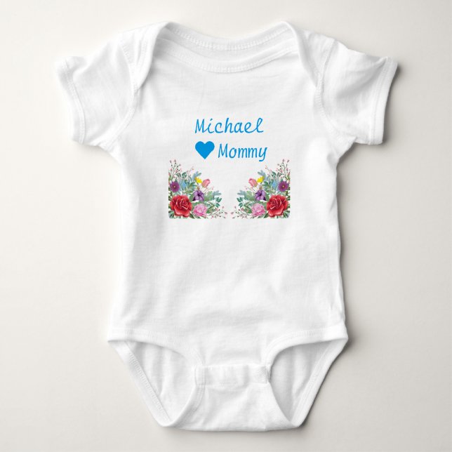 Body Michael Aime Mommy Twins Twin Brothers Fleurs (Devant)