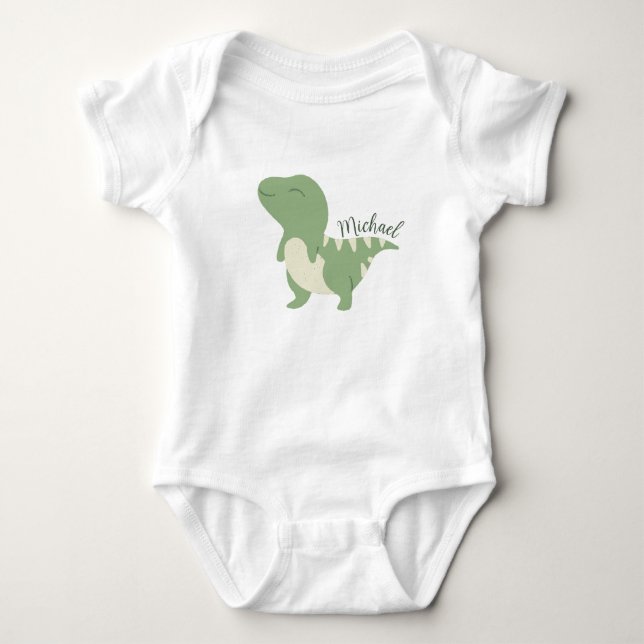 Body Michael Nom Reveal mignonne Dinosaur bébé Garçon v (Devant)