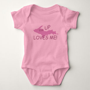 Body Michigan UP M'Aime Fille bébé Creeper