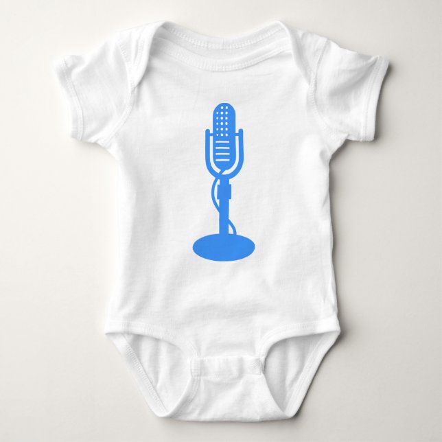 Body Microphone - Bébé bleu (Devant)