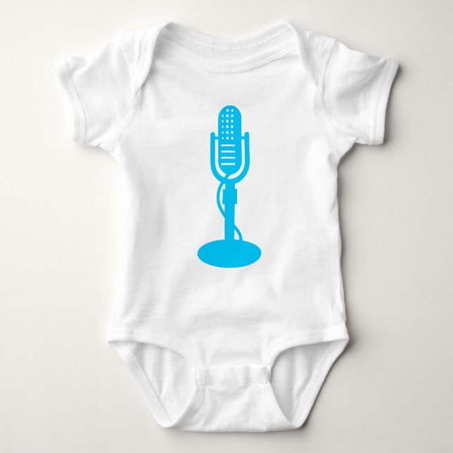 Body Microphone - Bleu Ciel (Devant)