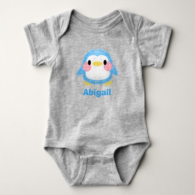 Body Mignon Art de Manchot de Style Patchwork Personnal (Devant)