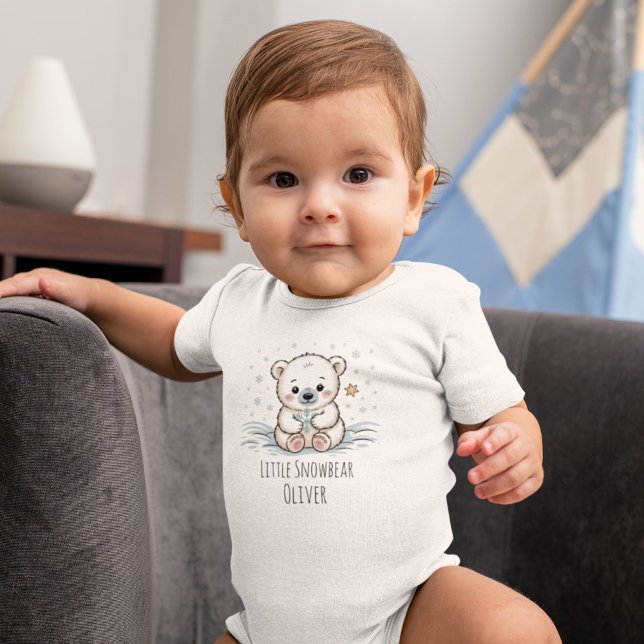 Body Mignon bébé ours d'hiver  (Créateur téléchargé)