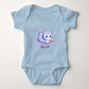 Body Mignon Chat Lavande Volant Kawaii