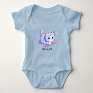 Body Mignon Chat Lavande Volant Kawaii