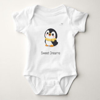 Body Mignon Chibi Manchot avec Écharpe Personnalisé 